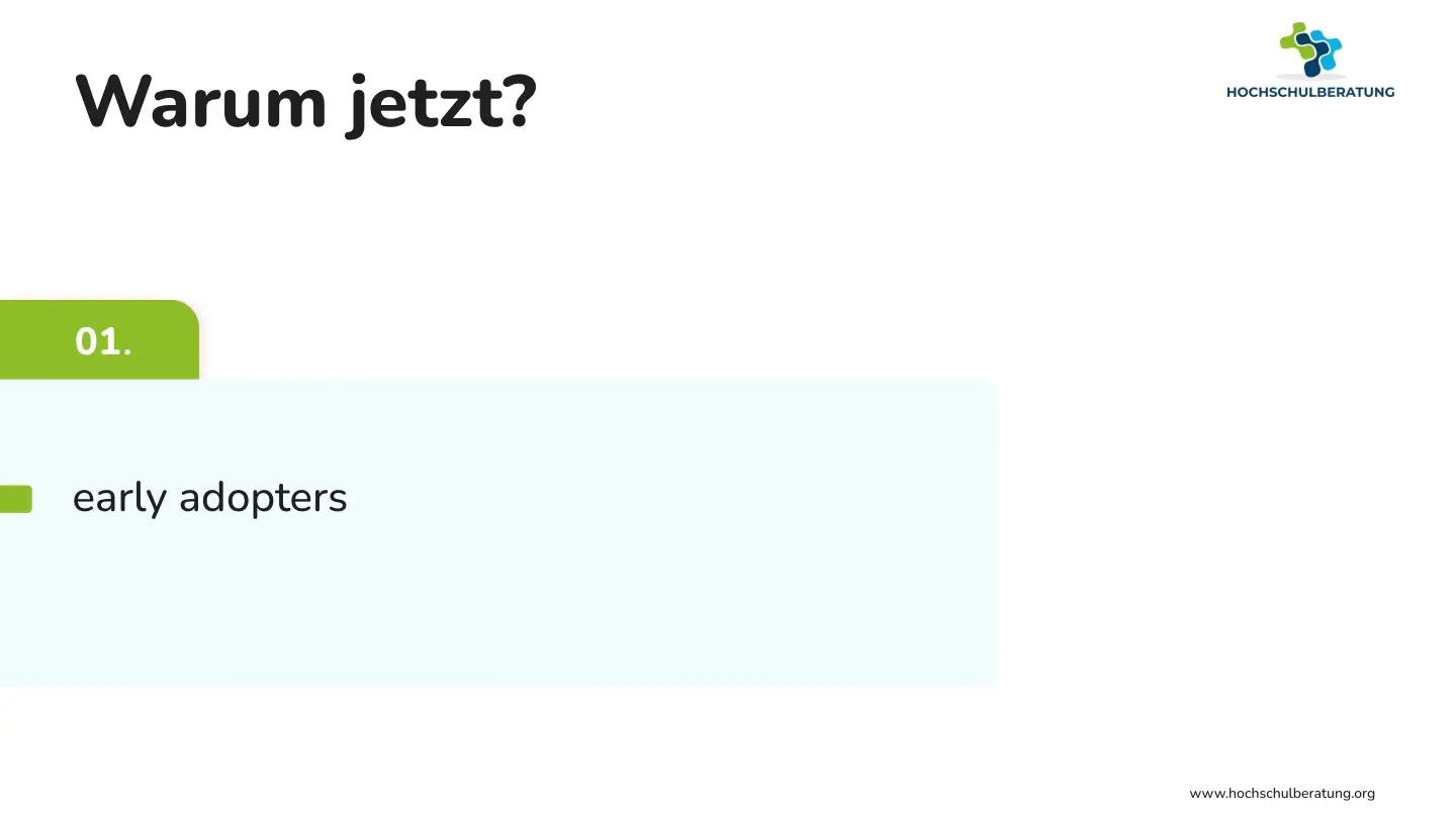 Folie 17: Warum jetzt?