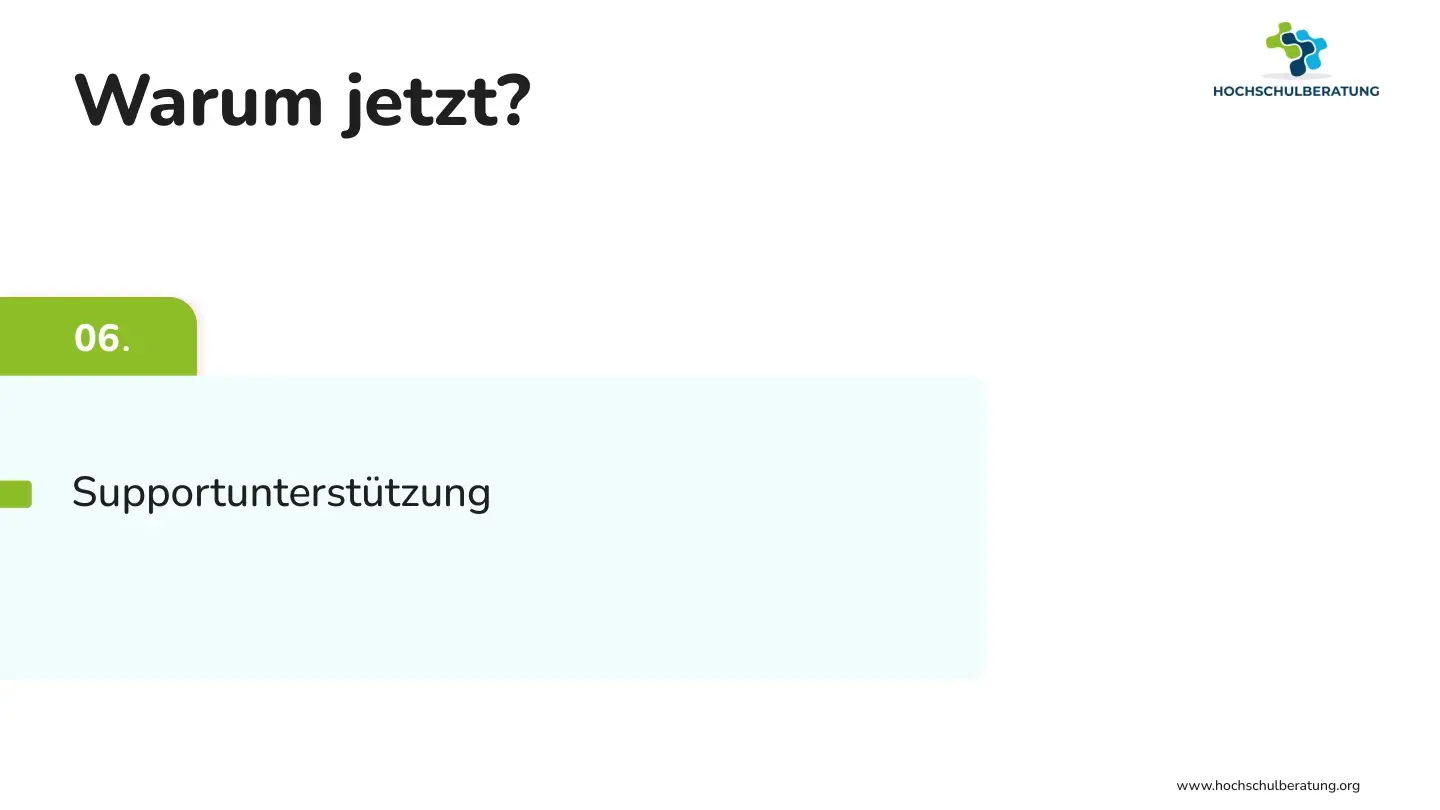 Folie 22: Warum jetzt?