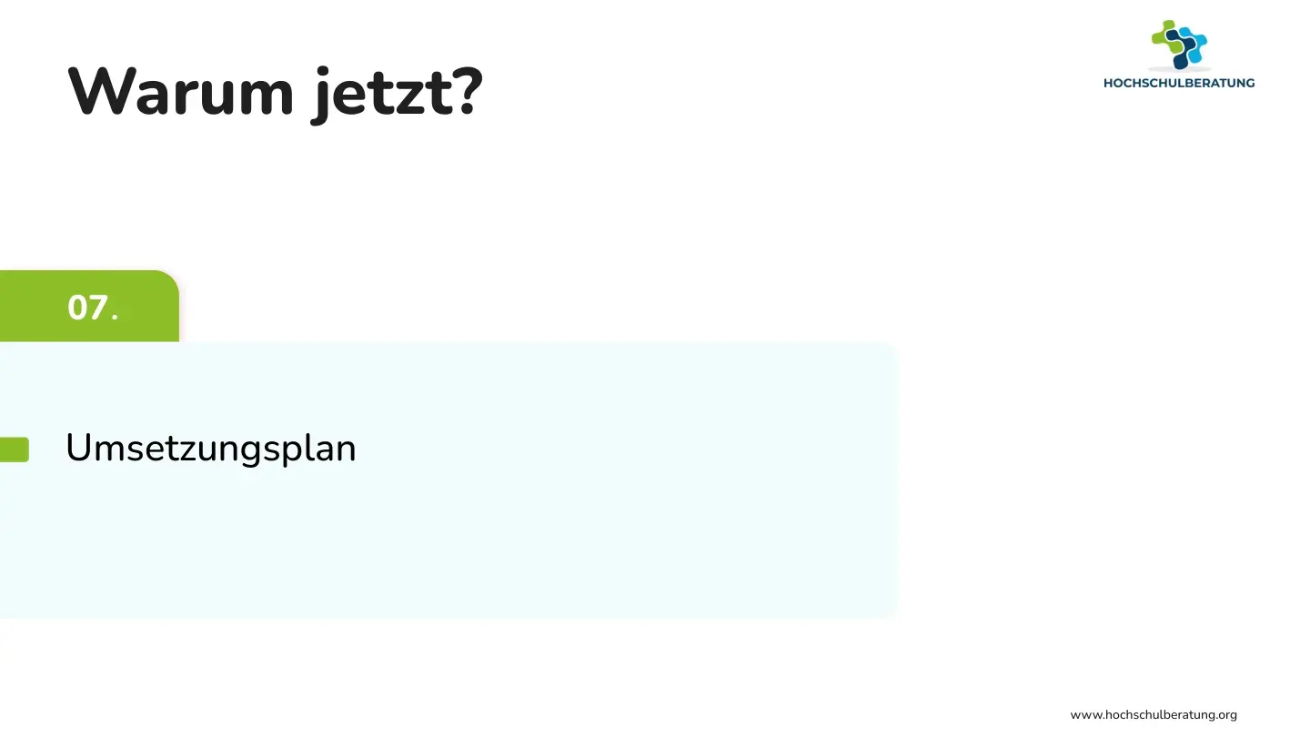 Folie 23: Warum jetzt?