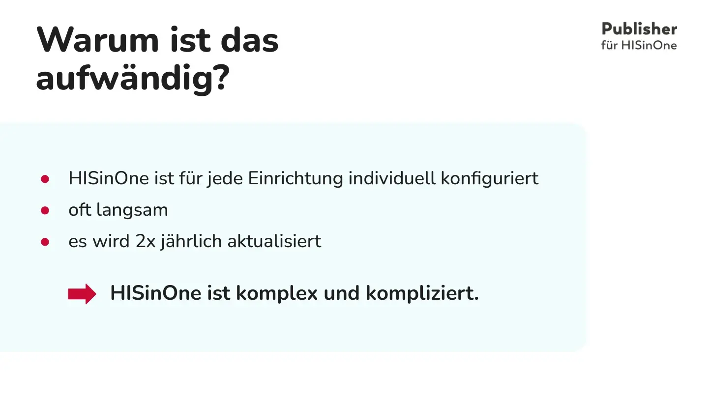 Folie 31: Warum ist das aufwändig?