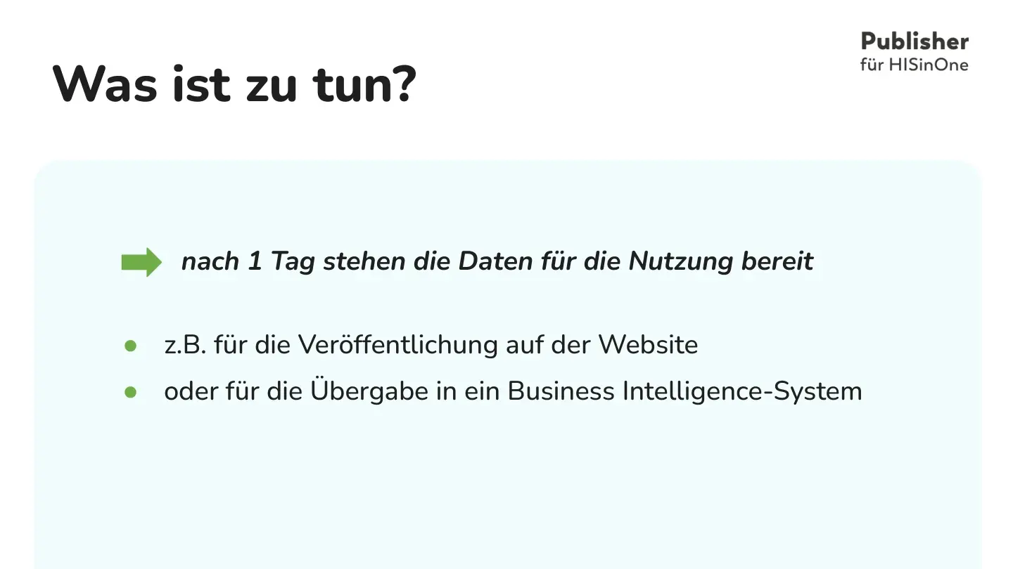 Folie 46: Was ist zu tun?