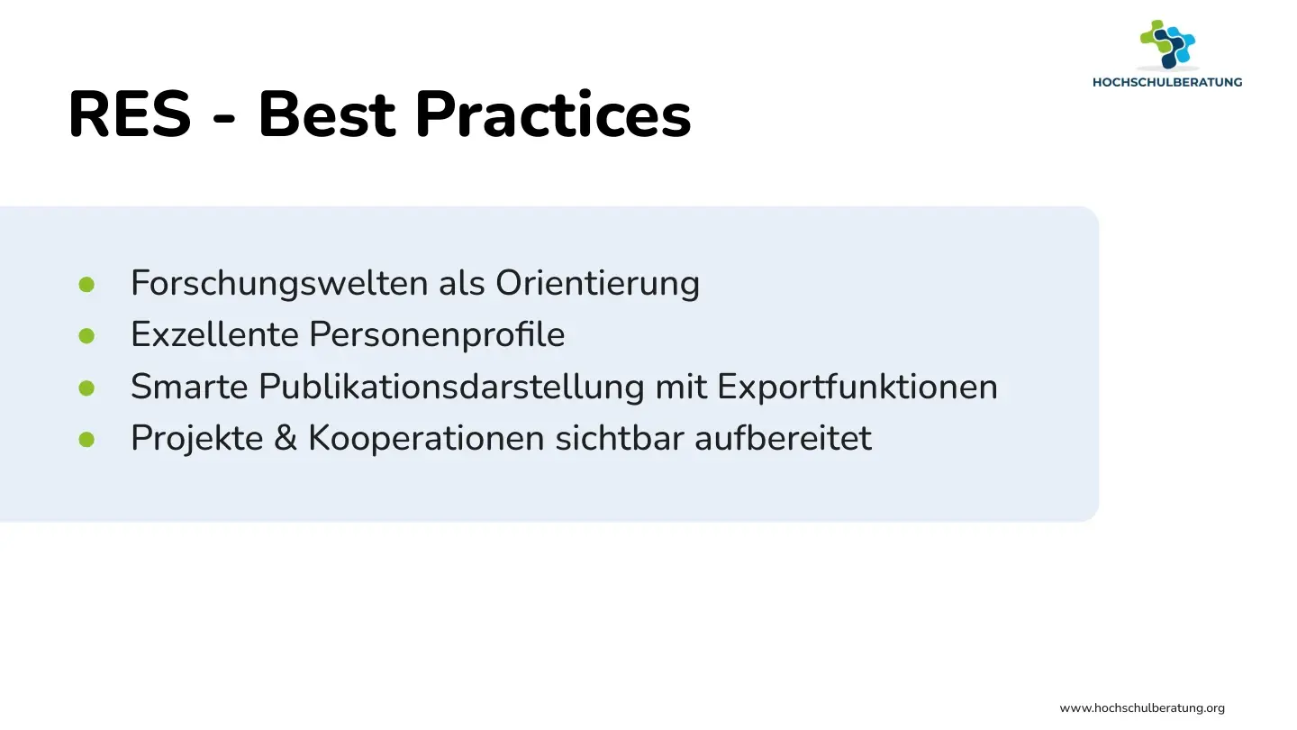 Folie 7: RES - Best Practices