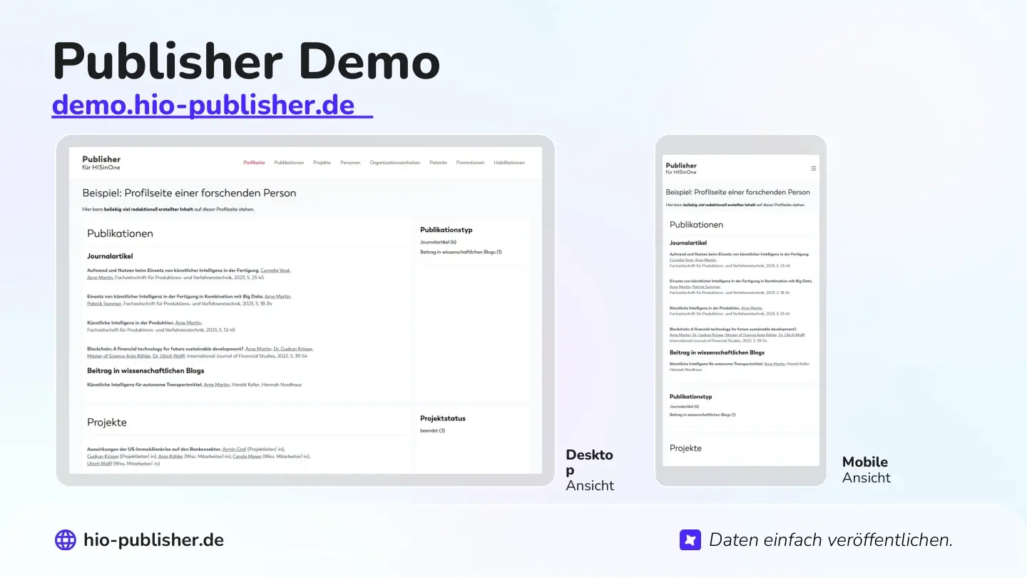 Folie 28: Publisher Demo
