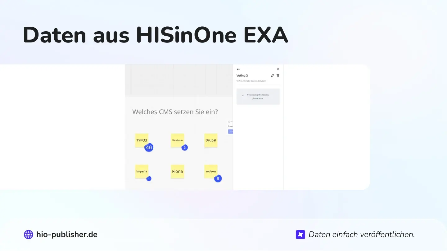 Folie 21: Daten aus HISinOne EXA