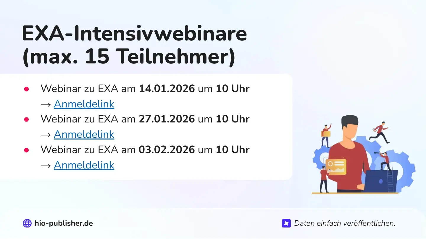 Folie 36: EXA-Intensivwebinare (max. 15 Teilnehmer:innen)