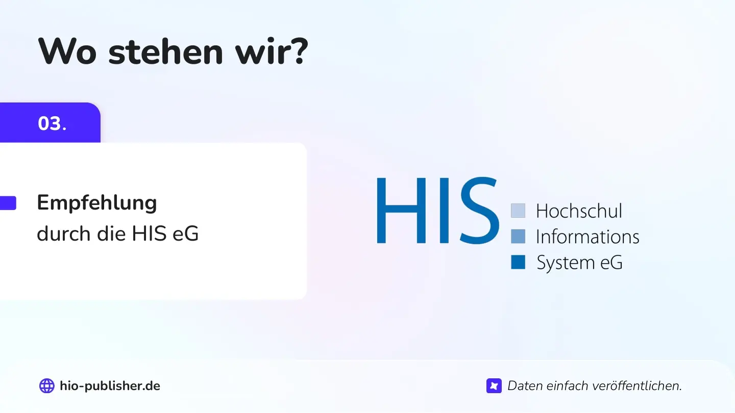 Folie 14: Wo stehen wir?
