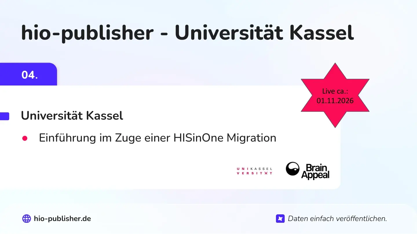 Folie 23: hio-publisher - Universität Kassel