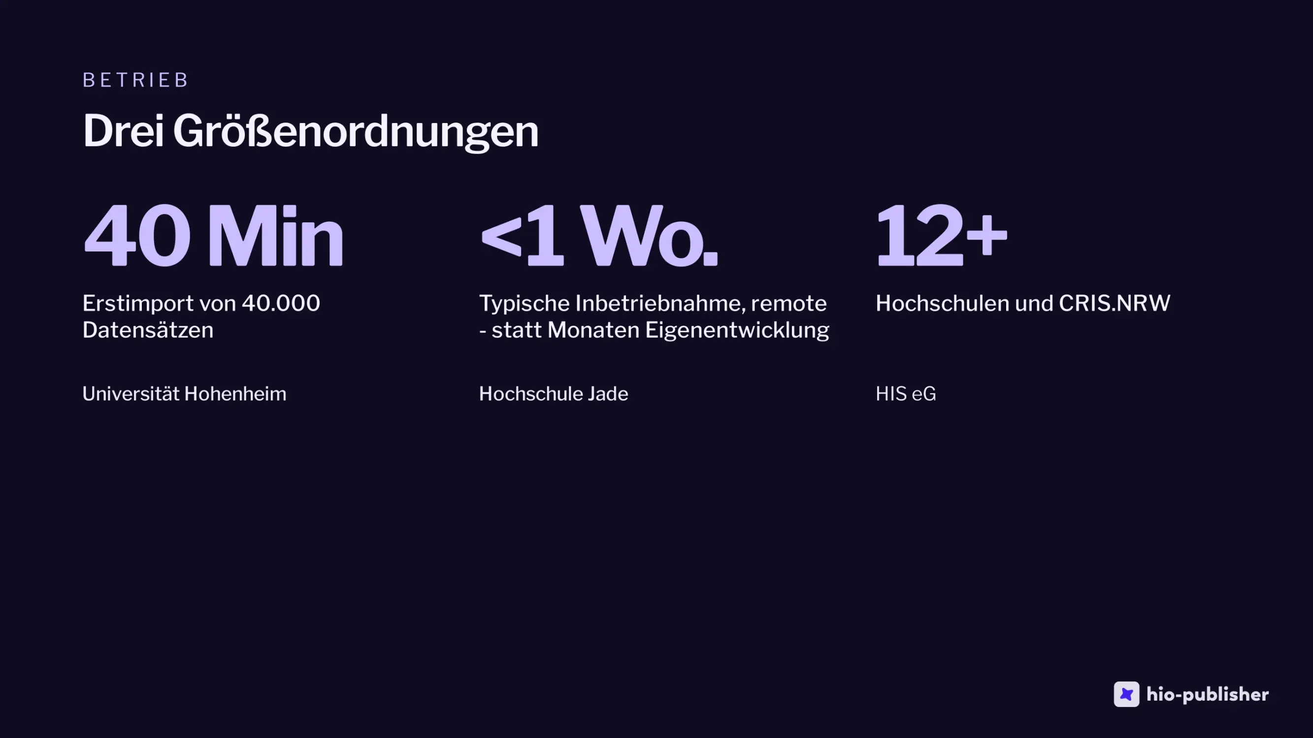 Folie 11: Drei Größenordnungen