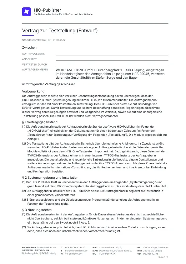 Seite 1: Teststellung. Worum es geht: Zweck der Teststellung, Ihr Rechenzentrum als Umgebung, die gemeinsame Installation und Ihr Nutzungsrecht während des Tests.